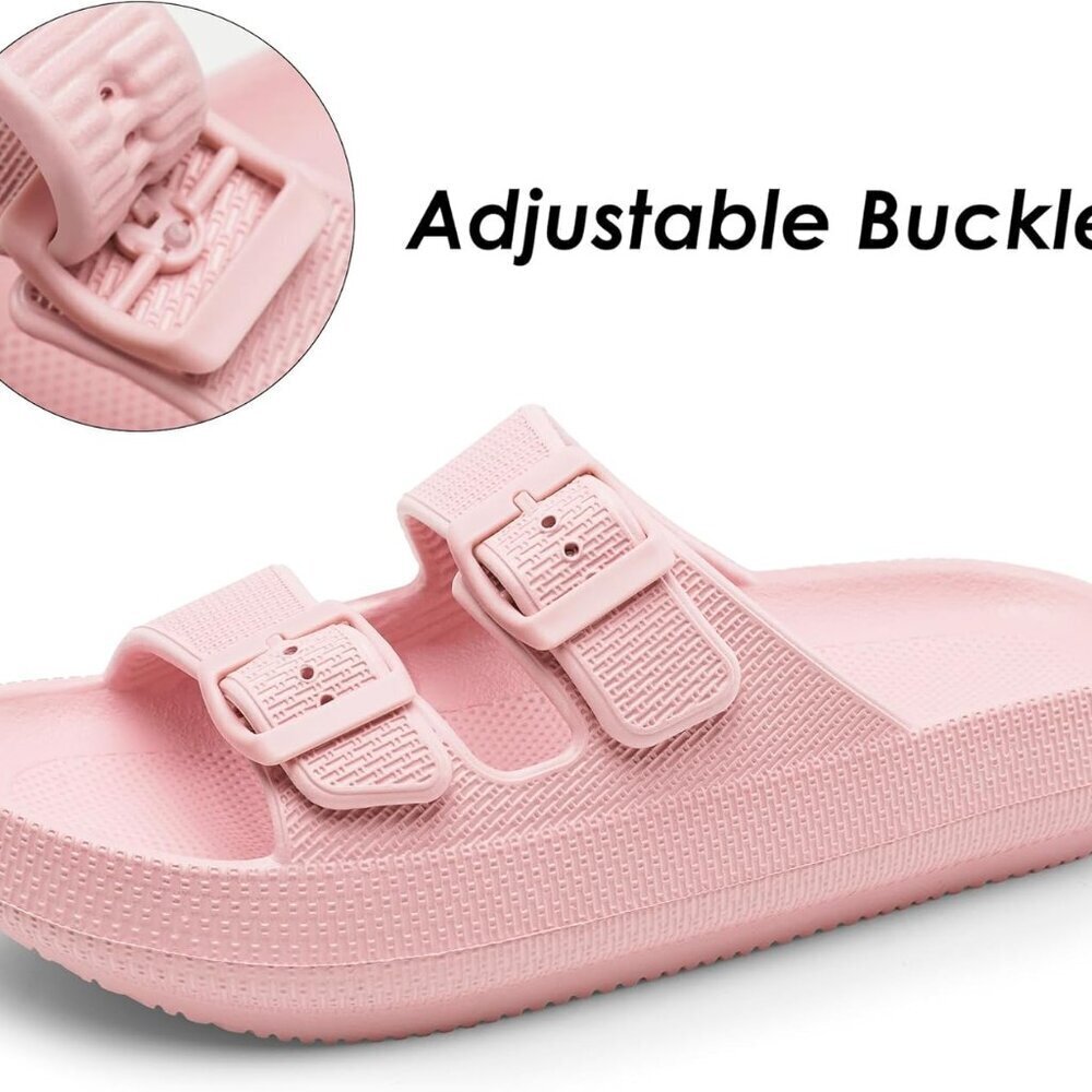 Women’s Slip On Sandals Soft EVA Cloud Comfort Adjustable Waterproof - Picture 4 of 6